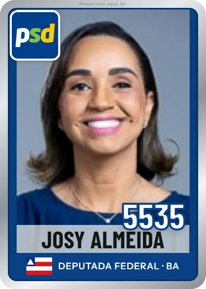 Carta de Josy Almeida, número 5535, PSD