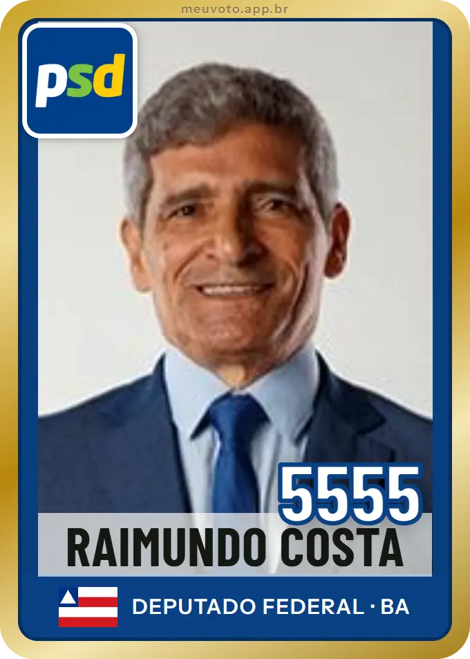 Carta de Raimundo Costa, número 5555, PSD