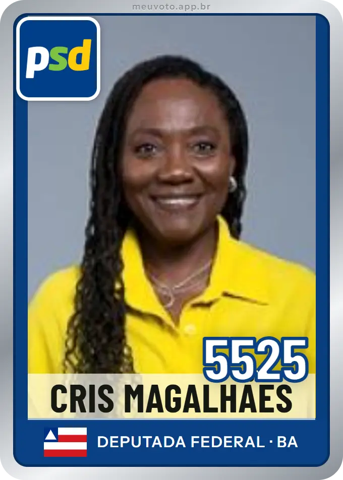 Carta de Cris Magalhães, número 5525, PSD