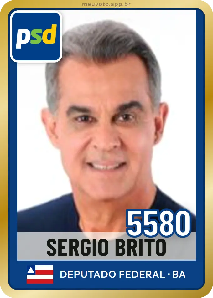 Carta de Sergio Brito, número 5580, PSD