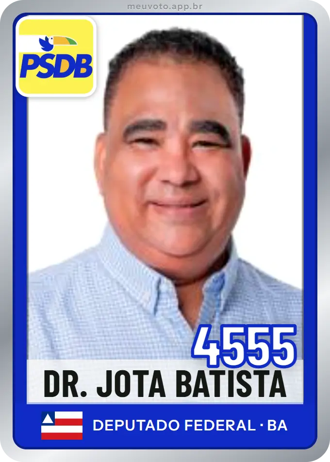 Carta de Dr. Jota Batista, número 4555, PSDB