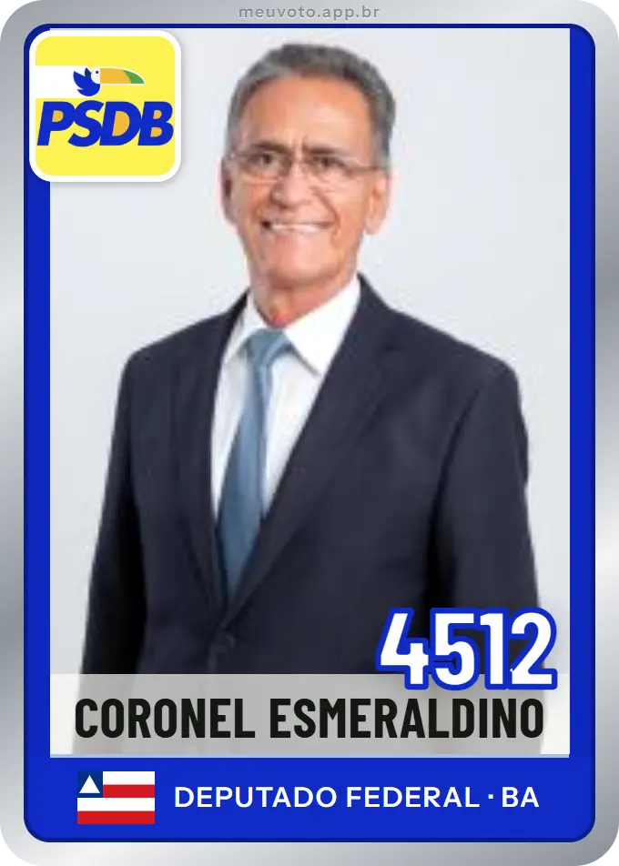 Carta de Coronel Esmeraldino, número 4512, PSDB