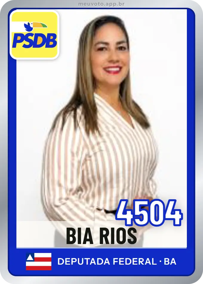 Carta de Bia Rios, número 4504, PSDB