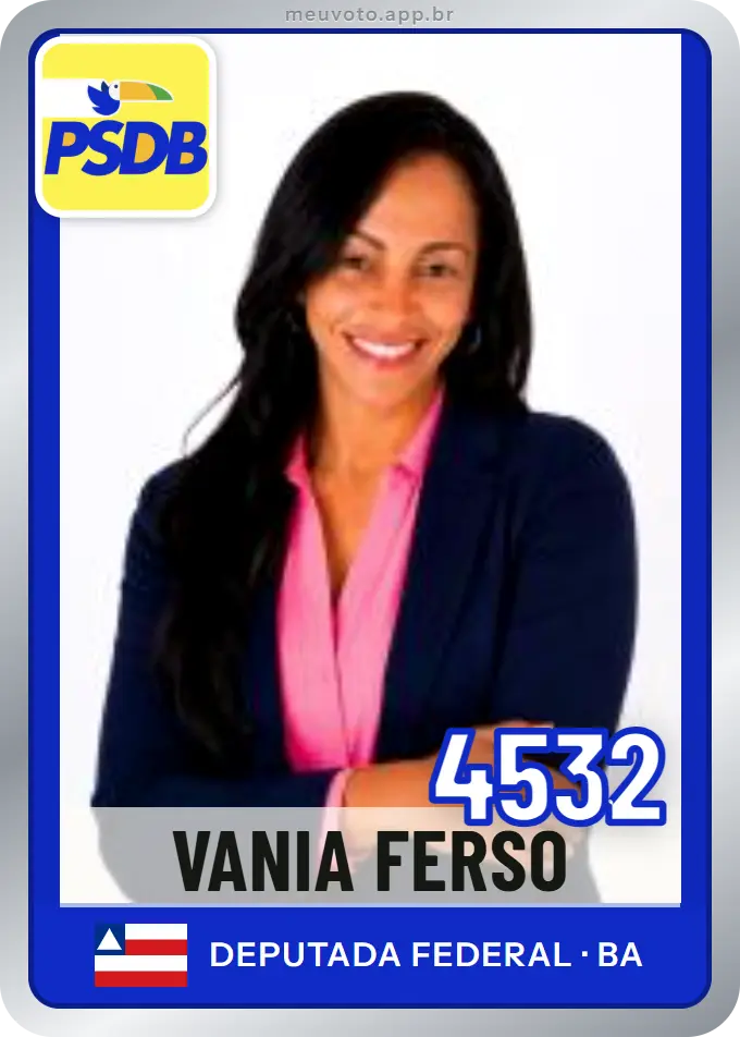 Carta de Vania Ferso, número 4532, PSDB