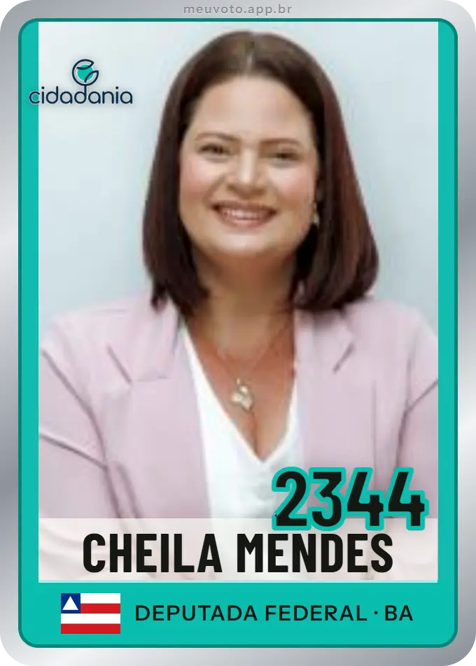 Carta de Cheila Mendes, número 2344, Cidadania