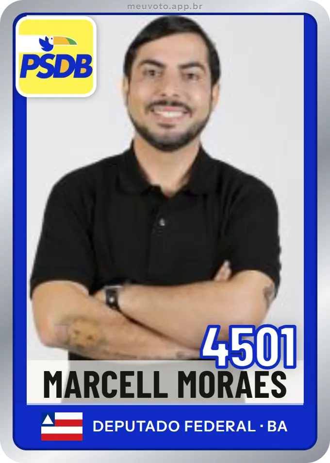 Carta de Marcell Moraes, número 4501, PSDB