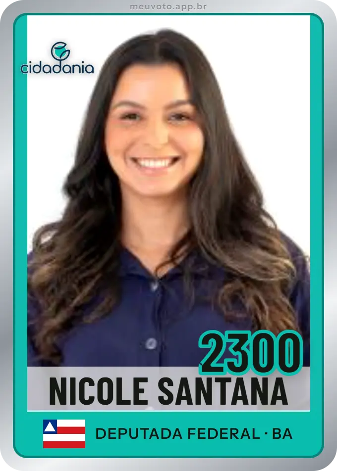 Carta de Nicole Santana, número 2300, Cidadania