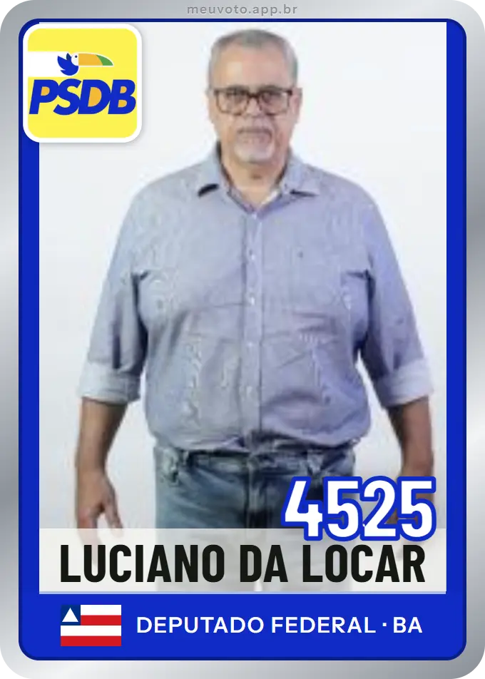 Carta de Luciano da Locar, número 4525, PSDB