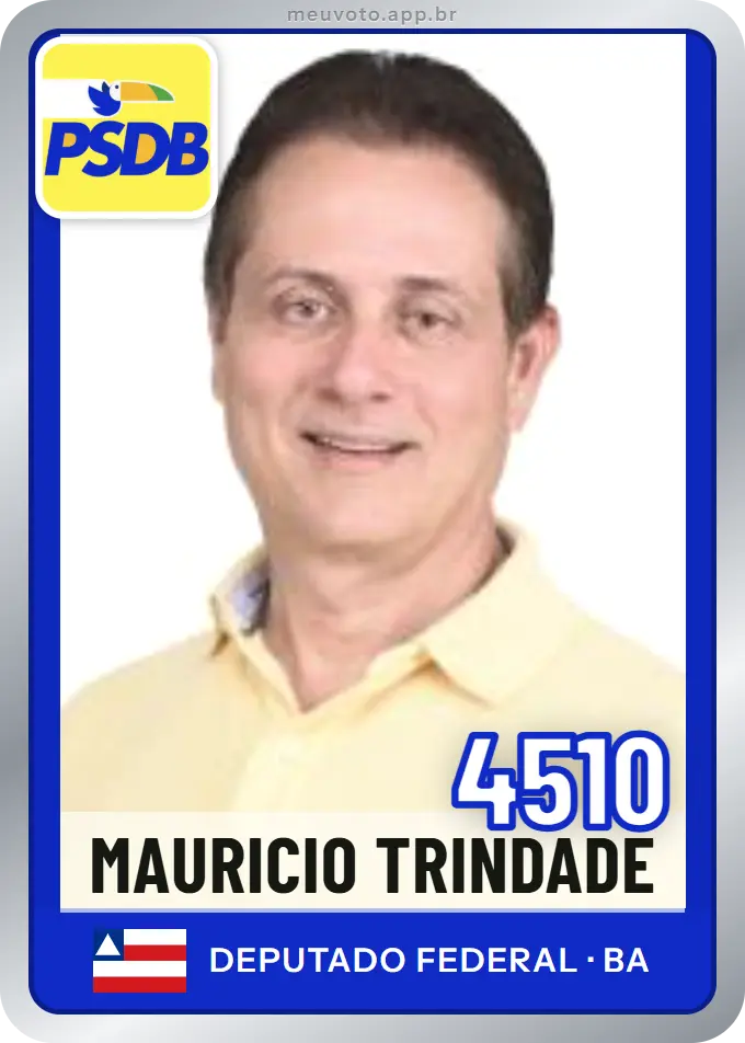 Carta de Mauricio Trindade, número 4510, PSDB