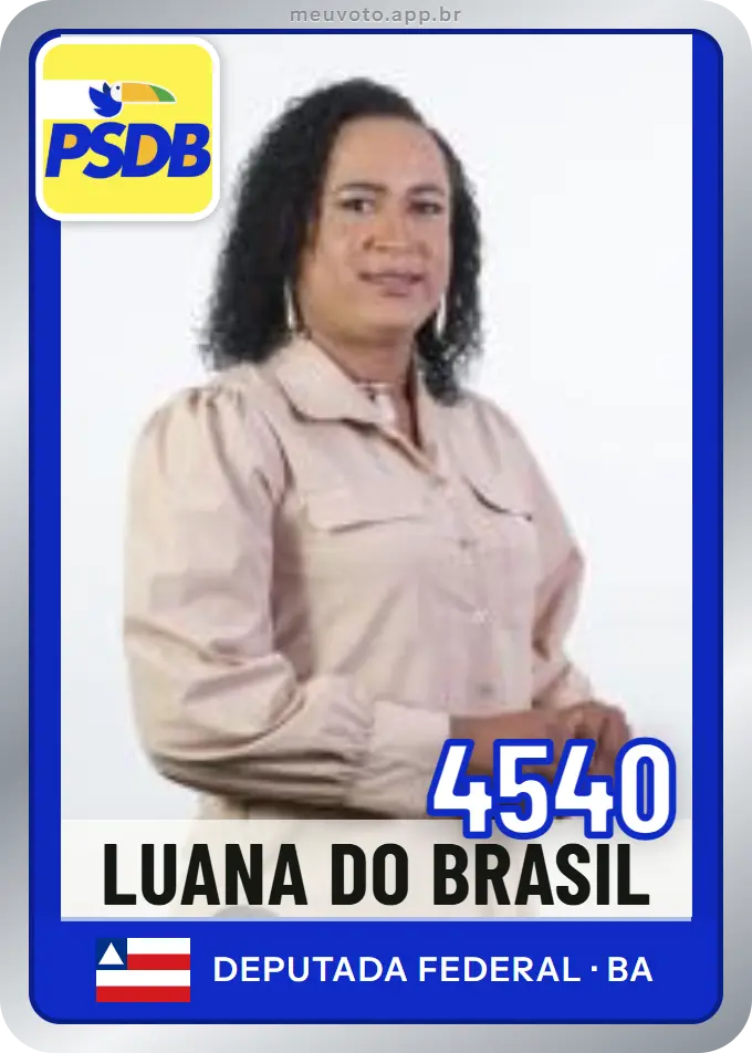 Carta de Luana do Brasil, número 4540, PSDB