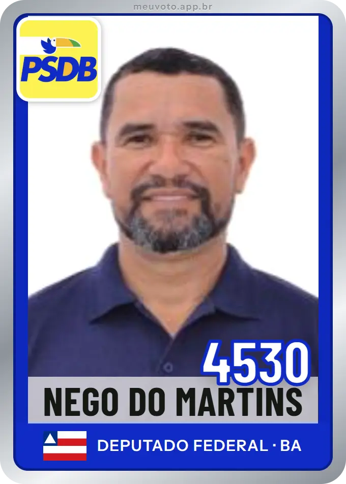 Carta de Nego do Martins, número 4530, PSDB