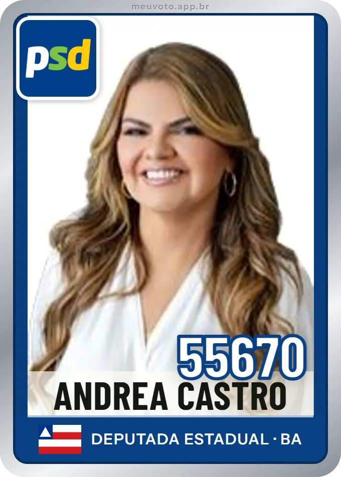 Carta de Andrea Castro, número 55670, PSD