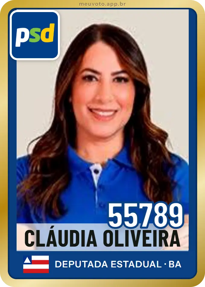 Carta de Cláudia Oliveira, número 55789, PSD