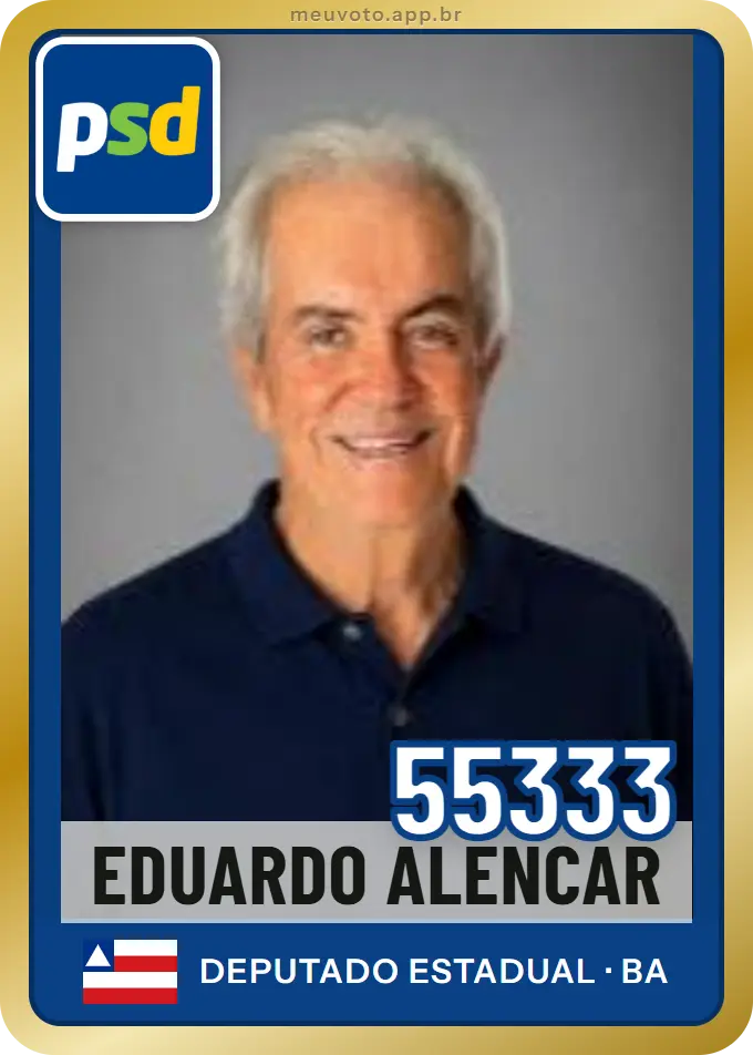 Carta de Eduardo Alencar, número 55333, PSD