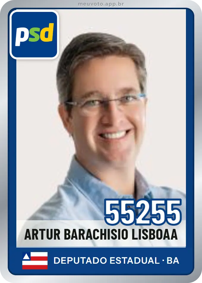 Carta de Artur Barachisio Lisboaa, número 55255, PSD