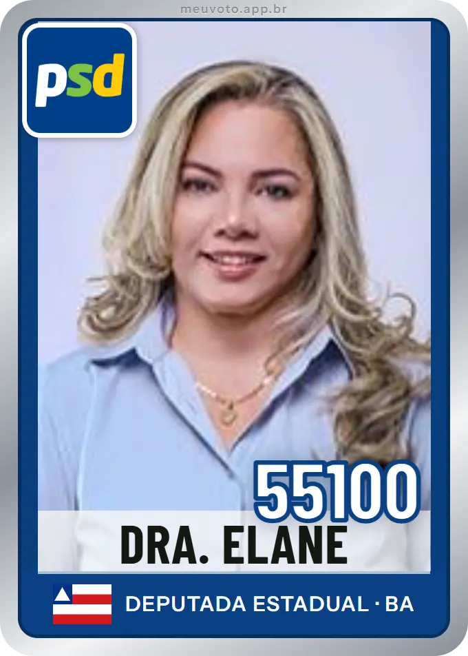 Carta de Dra. Elane, número 55100, PSD