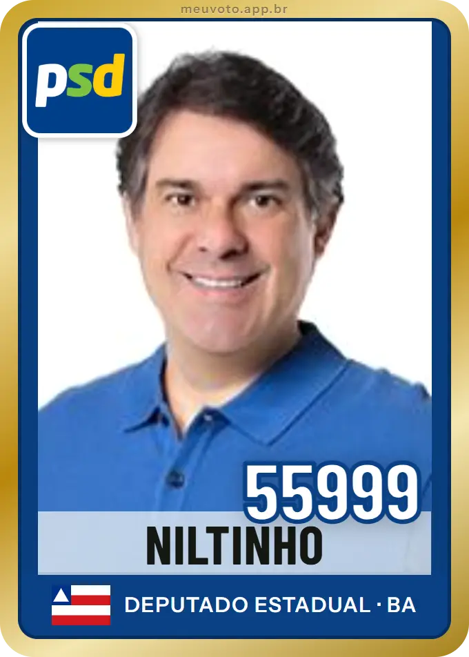 Carta de Niltinho, número 55999, PSD