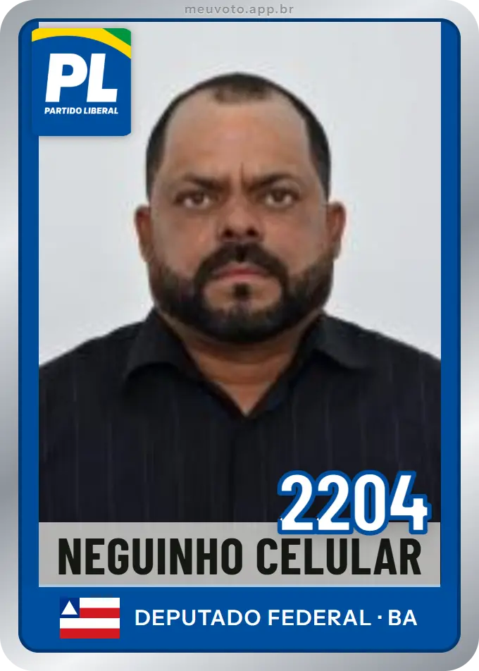 Carta de Neguinho Celular, número 2204, PL