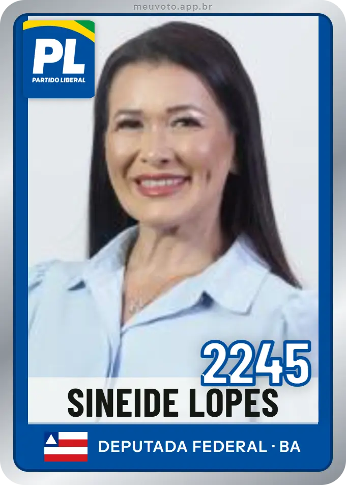 Carta de Sineide Lopes, número 2245, PL