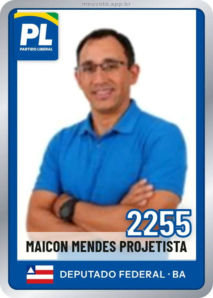 Carta de Maicon Mendes Projetista, número 2255, PL