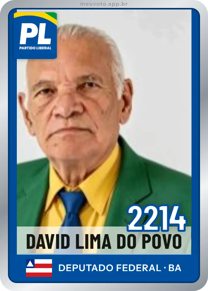 Carta de David Lima do Povo, número 2214, PL