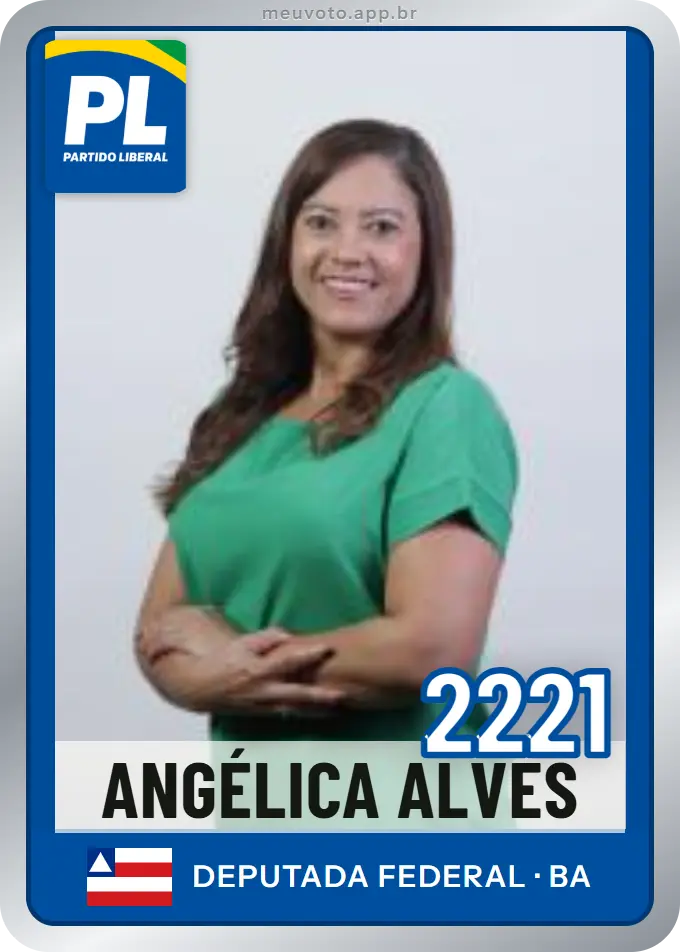 Carta de Angélica Alves, número 2221, PL