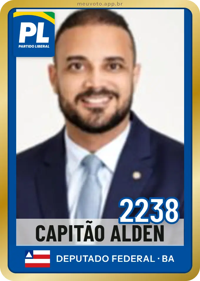 Carta de Capitão Alden, número 2238, PL