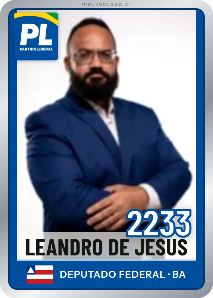 Carta de Leandro de Jesus, número 2233, PL