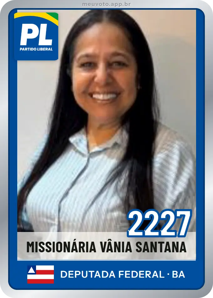 Carta de Missionária Vânia Santana, número 2227, PL