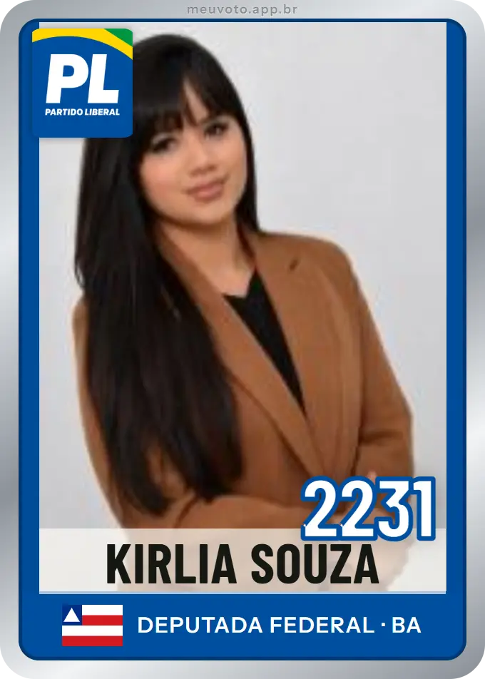 Carta de Kirlia Souza, número 2231, PL