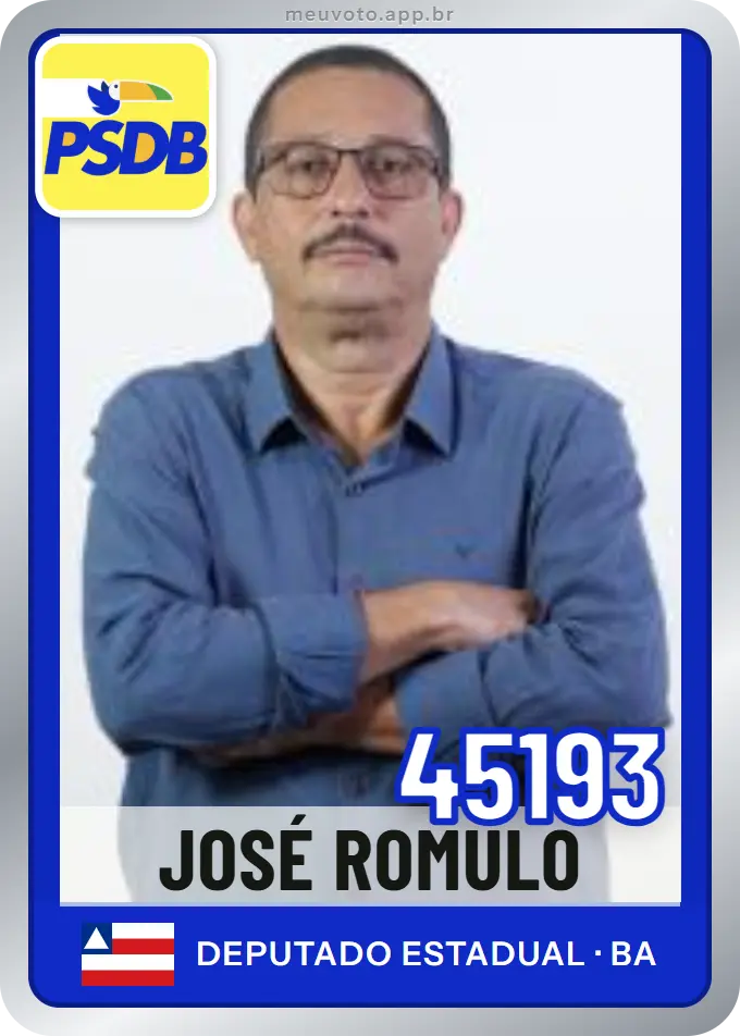 Carta de José Romulo, número 45193, PSDB