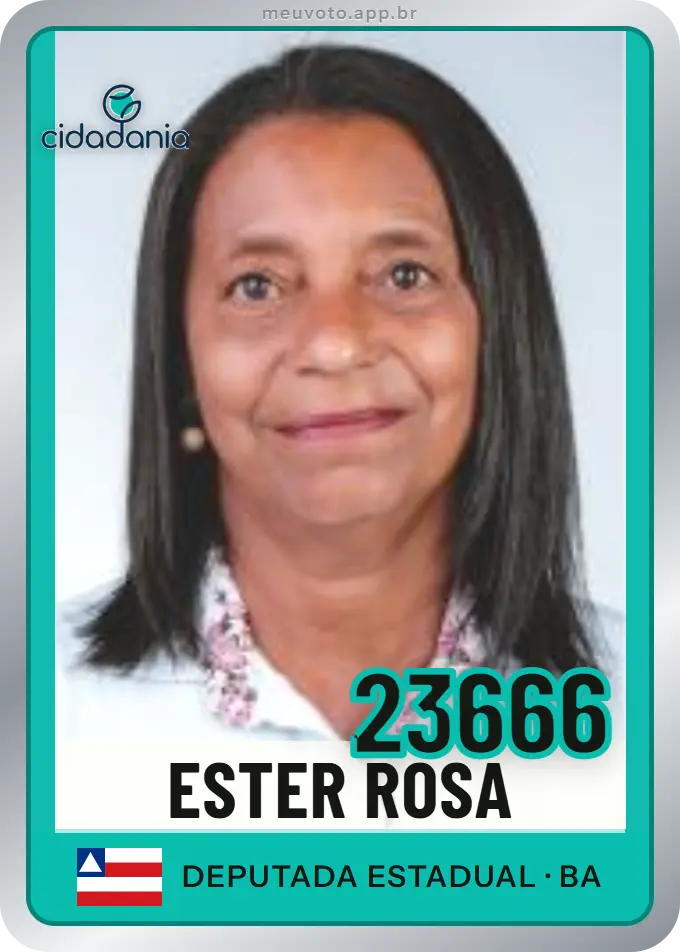 Carta de Ester Rosa, número 23666, Cidadania