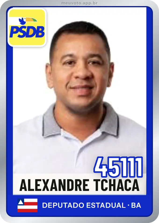 Carta de Alexandre Tchaca, número 45111, PSDB