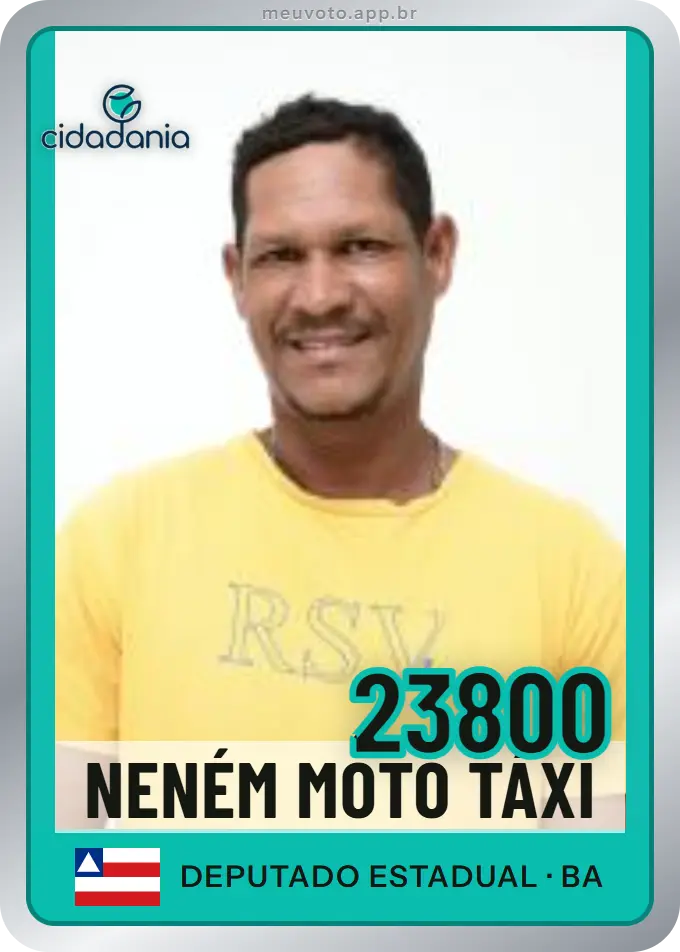 Carta de Neném Moto Táxi, número 23800, Cidadania