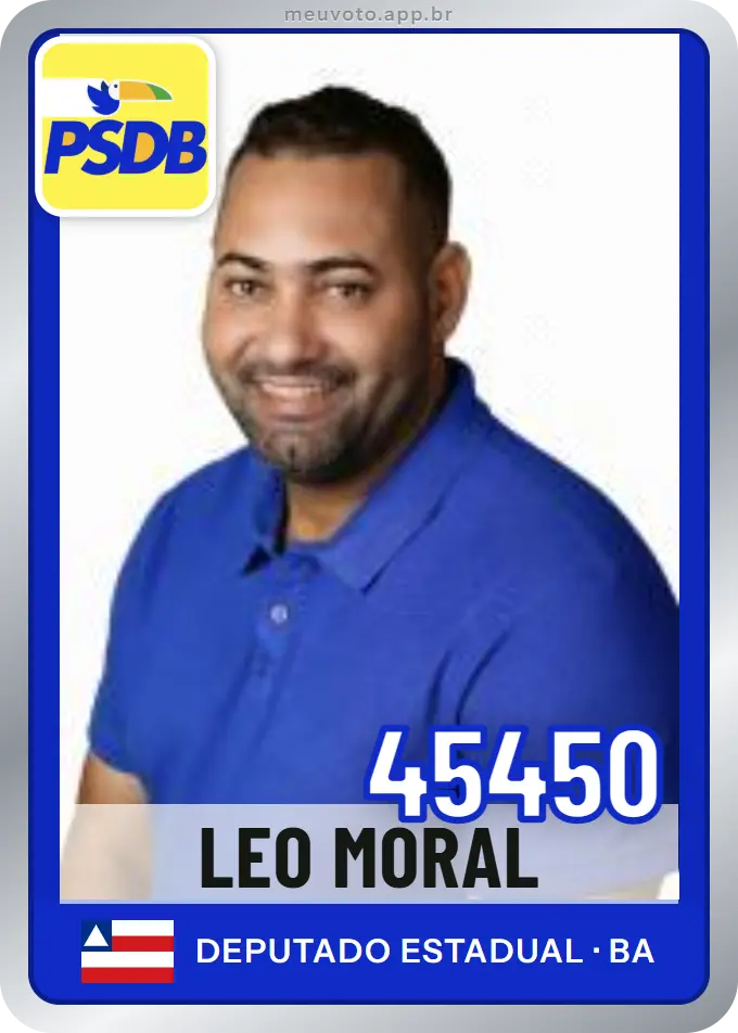 Carta de Leo Moral, número 45450, PSDB