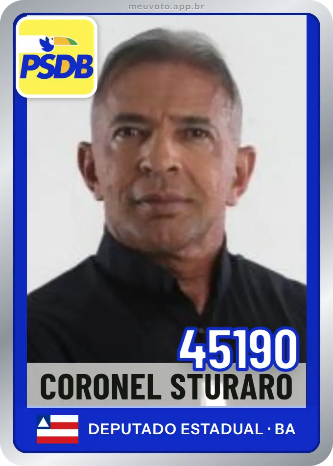 Carta de Coronel Sturaro, número 45190, PSDB
