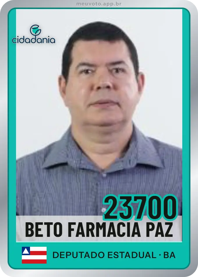 Carta de Beto Farmacia Paz, número 23700, Cidadania