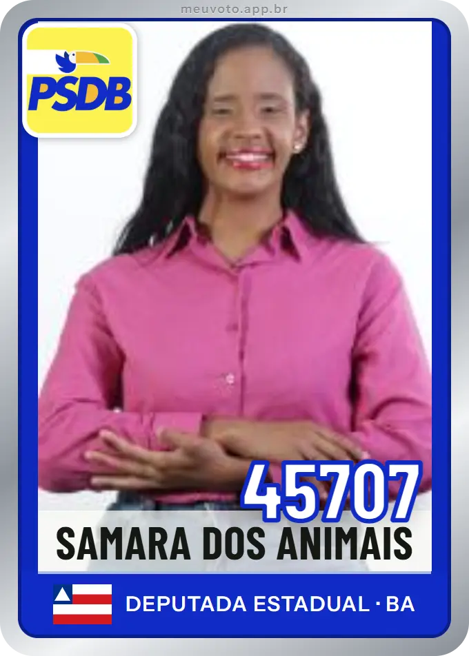 Carta de Samara dos Animais, número 45707, PSDB