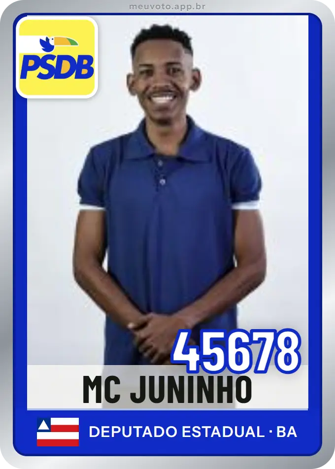 Carta de Mc Juninho, número 45678, PSDB