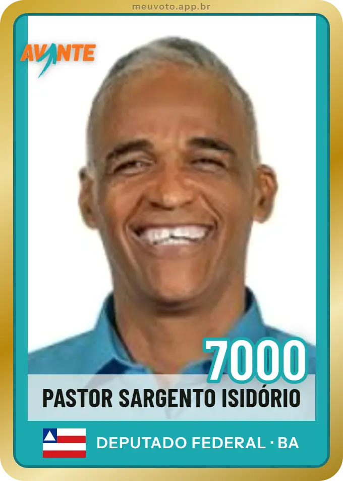 Carta de Pastor Sargento Isidório, número 7000, Avante