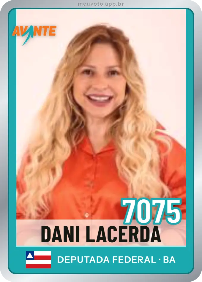 Carta de Dani Lacerda, número 7075, Avante