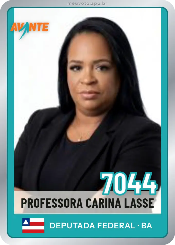 Carta de Professora Carina Lasse, número 7044, Avante
