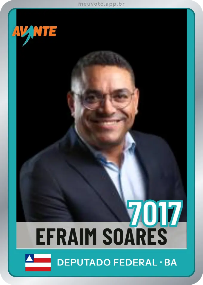 Carta de Efraim Soares, número 7017, Avante