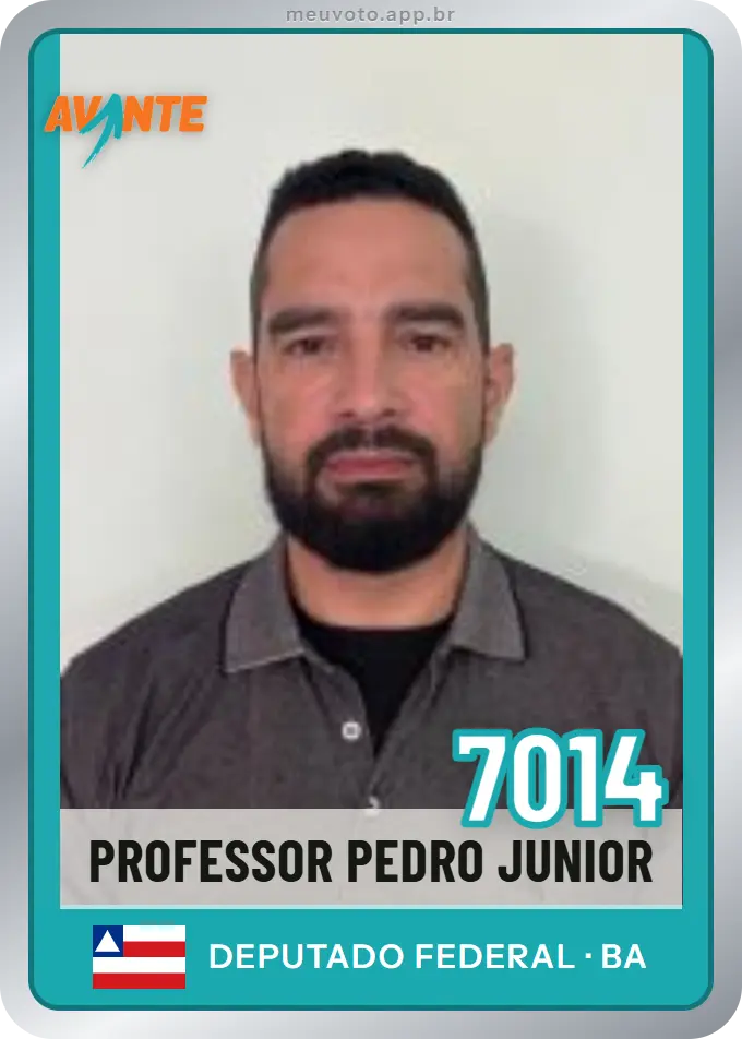 Carta de Professor Pedro Junior, número 7014, Avante