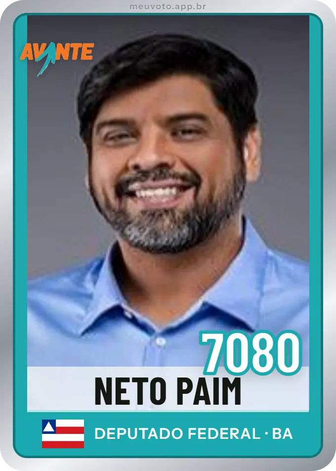Carta de Neto Paim, número 7080, Avante