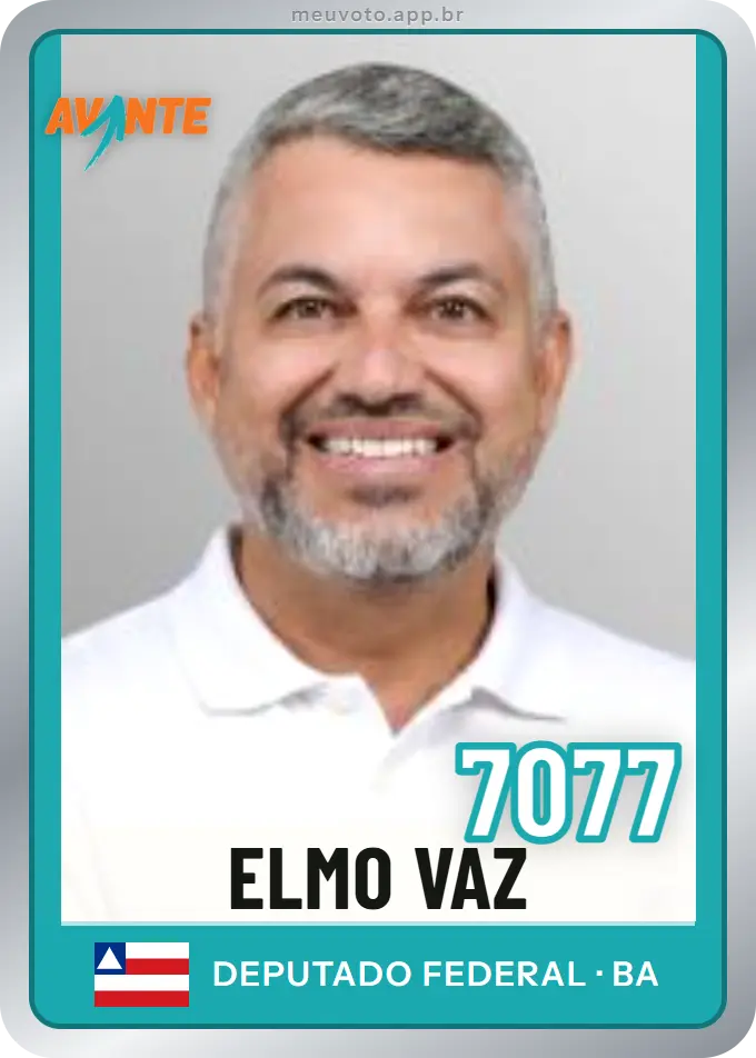 Carta de Elmo Vaz, número 7077, Avante