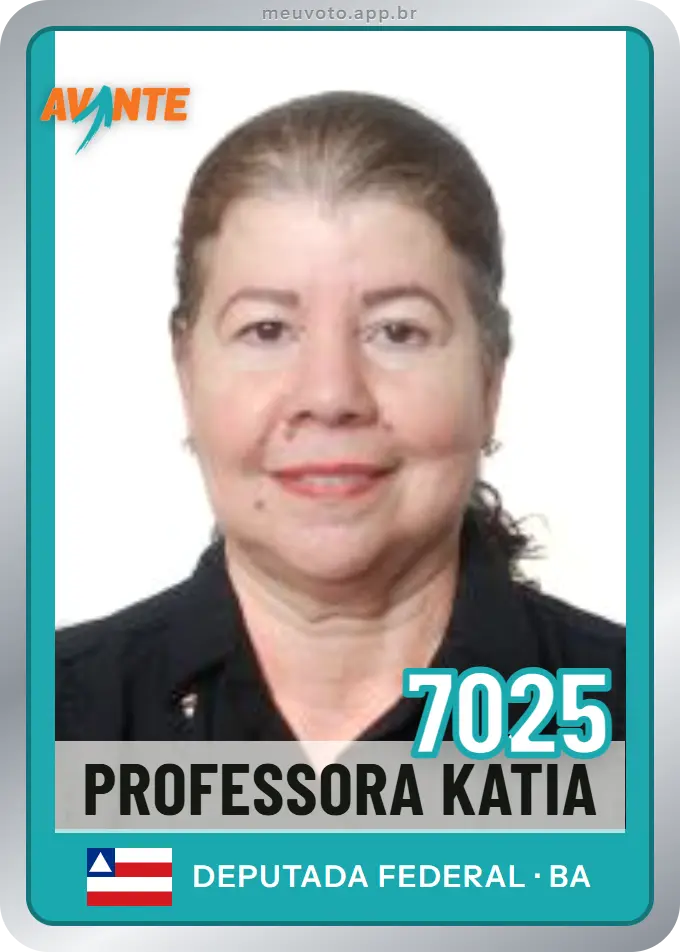 Carta de Professora Katia, número 7025, Avante