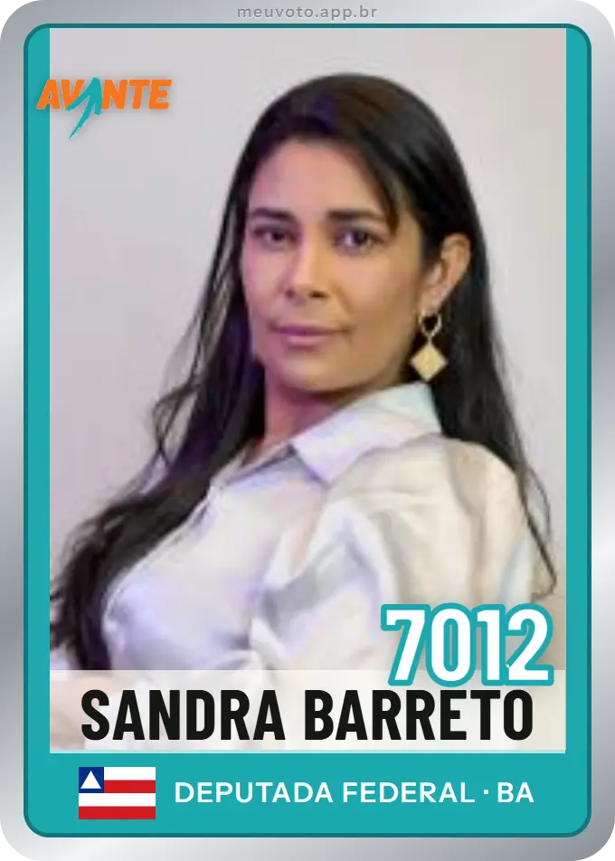 Carta de Sandra Barreto, número 7012, Avante