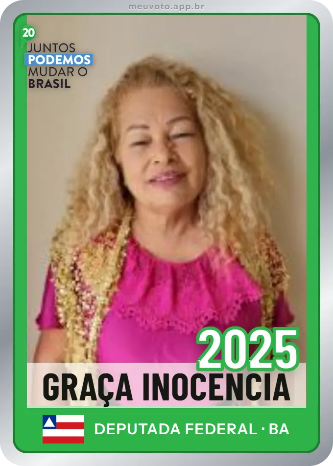 Carta de Graça Inocência, número 2025, Podemos