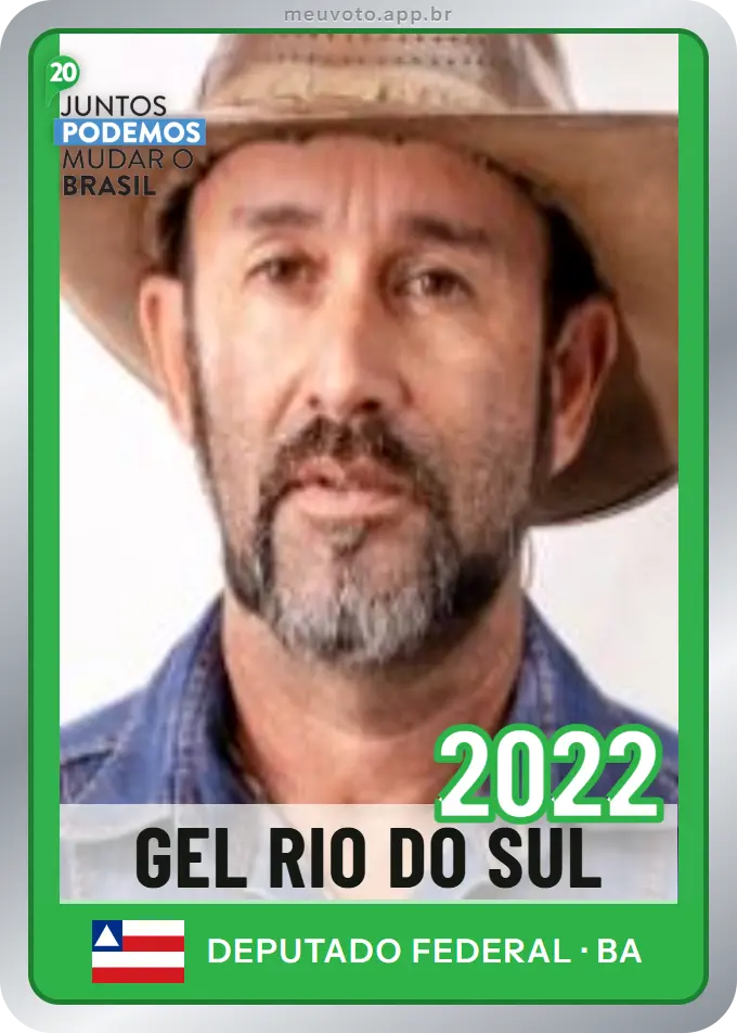 Carta de Gel Rio do Sul, número 2022, Podemos